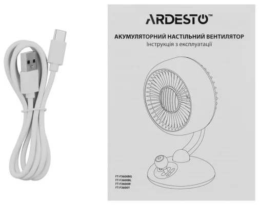 Фото: Вентилятор Ardesto AviaFan FT-F3600BL Black № 16 | KTC