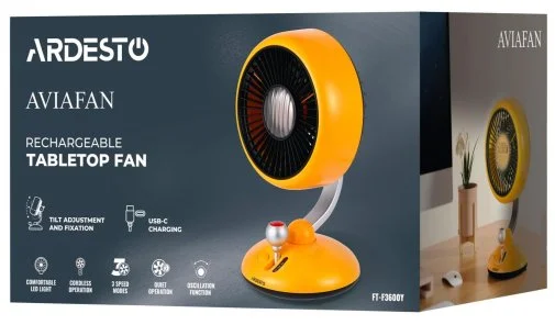 Фото: Вентилятор Ardesto AviaFan FT-F3600Y Yellow № 18 | KTC