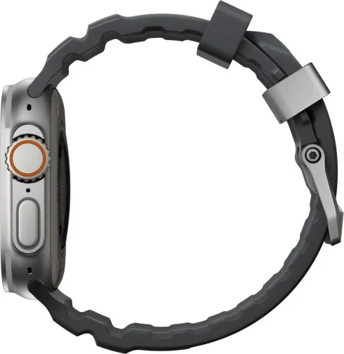 Фото: Ремінець Nomad for Apple Watch 46/49mm - Rocky Point Natural Titanium Hardware Storm (NM013596858) № 18 | KTC