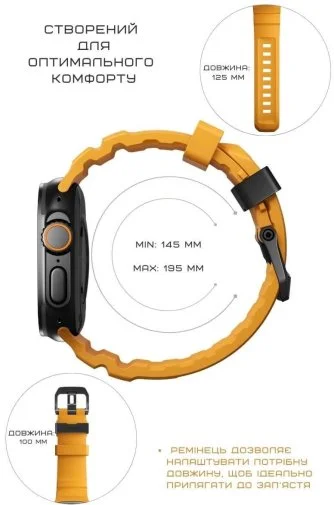 Фото: Ремінець Nomad for Apple Watch 46mm/49mm - Rocky Point Band Black Titanium Hardware Sol (NM014810858) № 20 | KTC