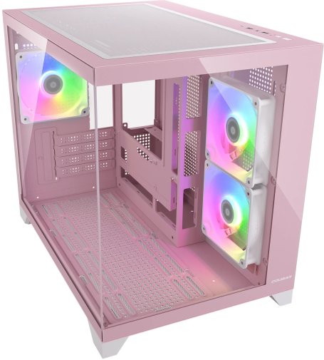 Корпус Cougar FV150 Mini Pink with window (FV150 MINI Pink)