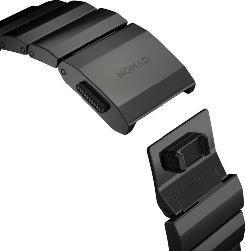 Ремінець Nomad for Apple Watch 46/49mm - Steel Graphite Hardware Graphite (NM1A41BXS0)