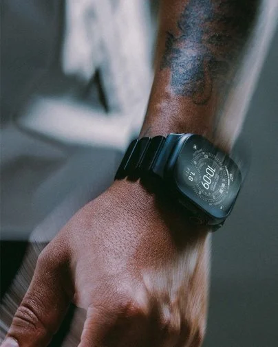 Фото: Ремінець Nomad for Apple Watch 46/49mm - Stratos Black Hardware Black (NM011154858) № 24 | KTC