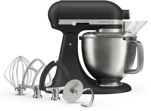 Планетарний міксер KitchenAid Artisan Plus 4.7L 5KSM50PKVE Iron Black (5KSM50PKVEBK)