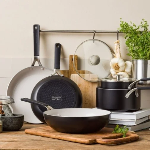Фото: Сковорода KitchenAid Aluminium Ceramic 20cm Black (CC009713-001) № 8 | KTC
