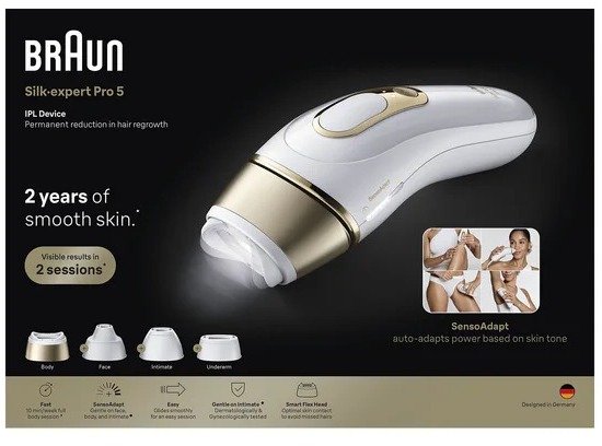 Епілятор Braun Silk-expert Pro 5 IPL PL 5412 (PL5412)