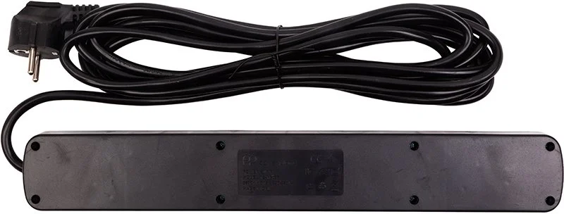 Фото: Мережевий фільтр PowerPlant YS-N6086 6/5m 3xUSB Black (EX610679) № 5 | KTC
