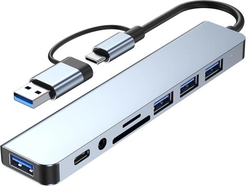 USB-хаб Dynamode 8in1 BYL-2218TU