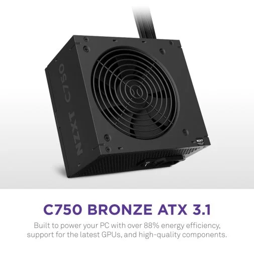 Фото: Блок живлення NZXT 750W C750 Bronze (PA-7B3BB-EU) № 10 | KTC