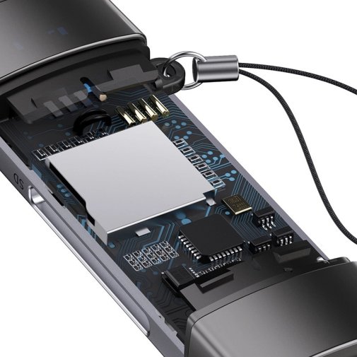 Кардрідер Baseus Lite Series Card Reader Grey (WKQX060113)