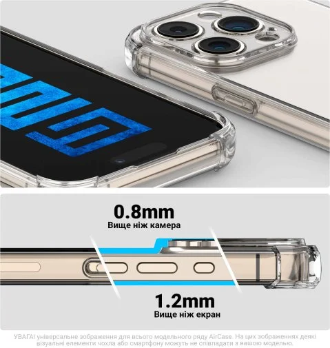 Фото: Чохол ArmorStandart for Realme C100i 4G / C100x 4G - Air Force Camera cover Clear (ARM92235) № 10 | KTC
