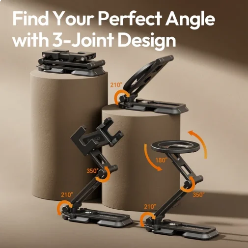 Фото: Універсальний тримач Ulanzi SK29 Foldable Phone Stand Magnetic Black (M101) № 19 | KTC