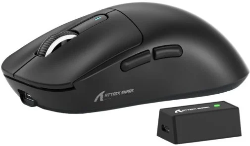 Фото: Миша Attack Shark X3 Pro Black (X3PROB_AS) № 7 | KTC