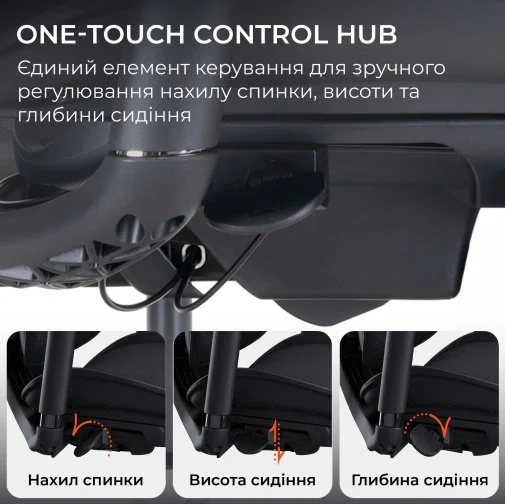Фото: Крісло SIHOO C300 Lite V2 White (C300-LITE-V2-B102) № 32 | KTC