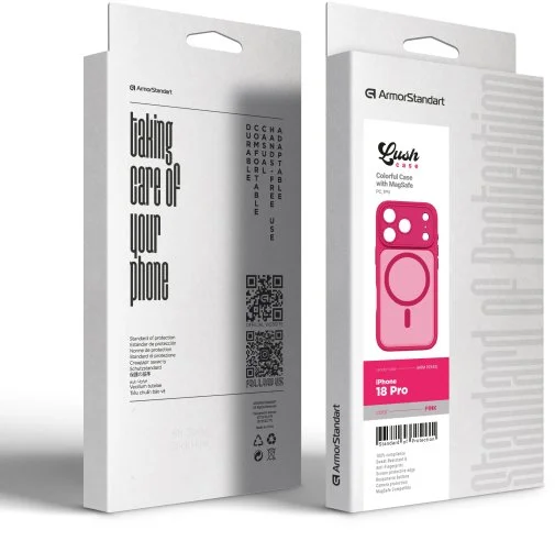 Фото: Чохол ArmorStandart for Apple iPhone 18 Pro - Lush MagCase Pink (ARM92545) № 12 | KTC