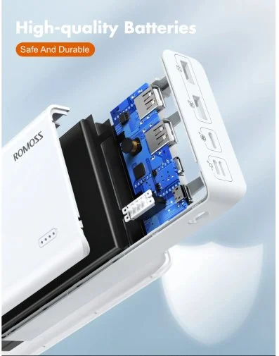 Фото: Батарея універсальна Romoss Sense8+ 30000mAh 18W White (PHP30-401-02) № 11 | KTC