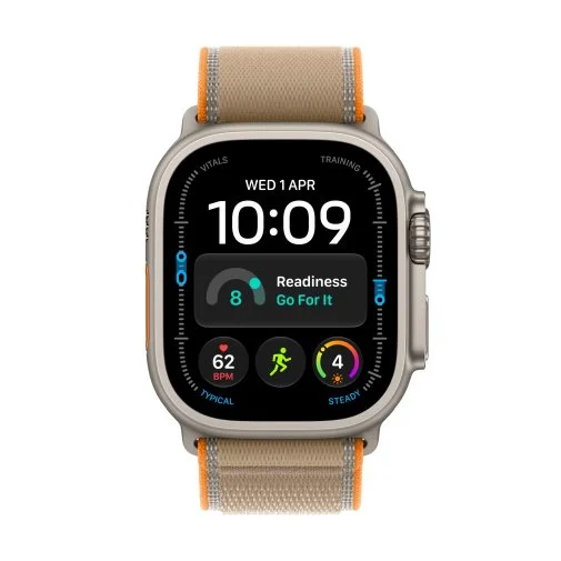 Фото: Смарт годинник Apple Watch Ultra 4 49mm - Natural Titanium Case with Sand Trail Loop - M/L (MJAQ4) № 10 | KTC