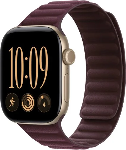 Фото: Ремінець Apple for Apple Watch 42mm - Magnetic Link Burgundy - M/L (MKRD4) № 4 | KTC