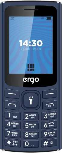 Фото: Мобільний телефон ERGO E243 Blue № 8 | KTC