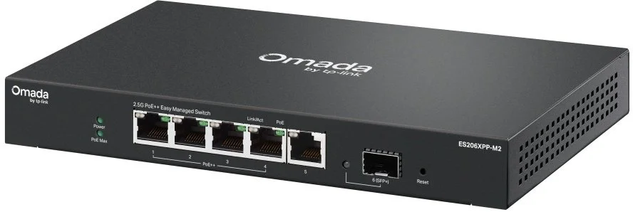 Фото: Комутатор TP-Link Omada ES206XPP-M2 № 9 | KTC