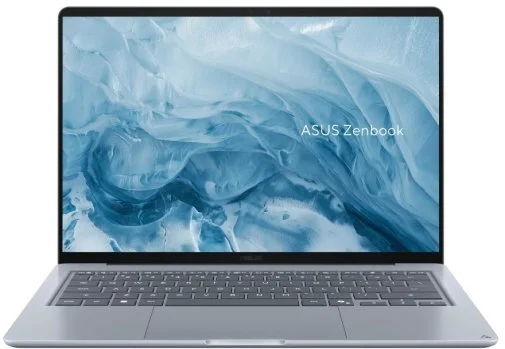 Фото: Ноутбук ASUS Zenbook 14 UX3480QA-U1111W Arctic Blue - 14" OLED 60 Гц / Snapdragon X1 / X1-26-100 / DDR5 8 ГБ / PCI-E SSD 256 ГБ / Adreno GPU № 6 | KTC