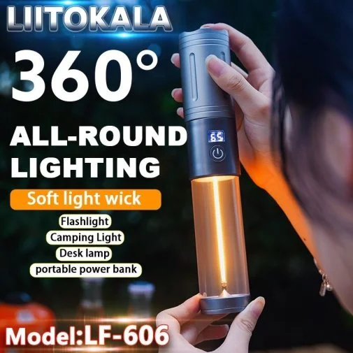 Фото: Ліхтар ручний LiitoKala LF-606 № 10 | KTC