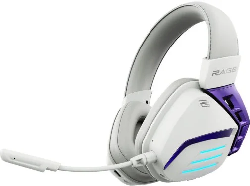 Фото: Гарнітура Proove Gaming Rage APP WL/BT/USB White/Purple (WHRG00020002) № 12 | KTC