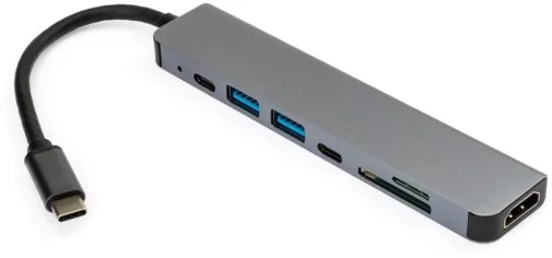 Фото: USB-хаб Vinga 7in1 (VCPHTC7AL) № 8 | KTC