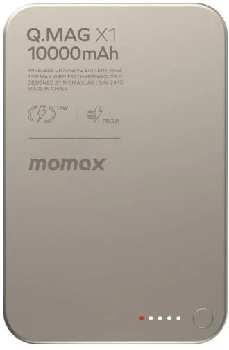 Фото: Батарея універсальна Momax Q.MAG X1 10000mAh 20W / Qi 15W Titan (IP117AE) № 15 | KTC