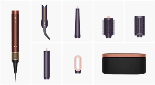 Фото: Мультистайлер Dyson Airwrap Co-anda 2x HS09 Straight+Wavy Plum/Copper (492427-01) № 12 | KTC
