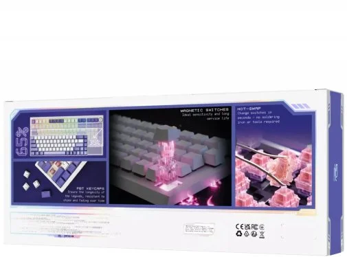 Фото: Клавіатура Proove Gaming Cyrex KTT AquaPrime Magnetic White/Purple (MKCR00022417) № 22 | KTC