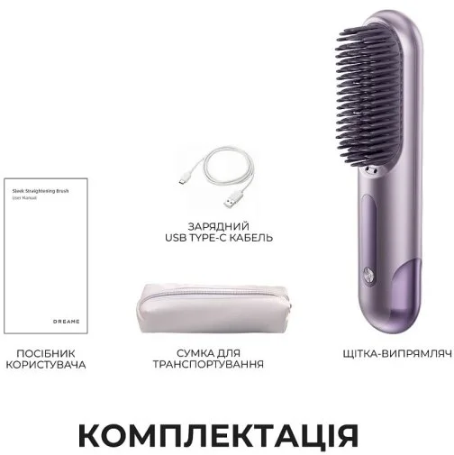 Фото: Щітка-випрямляч Dreame Sleek Berry Purple (AA02B-BP) № 13 | KTC