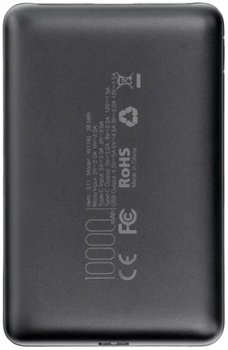 Фото: Батарея універсальна Veger W1140 10000mAh 22.5W Black (6970453554181) № 15 | KTC