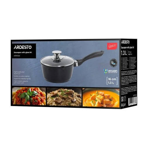 Фото: Ківш Ardesto Gemini Lazio 1.3L Black (AR1913SA) № 19 | KTC