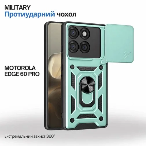 Фото: Чохол BeCover for Motorola Edge 60 Pro - Military Dark Green (716253) № 10 | KTC