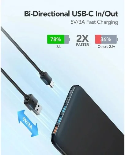 Фото: Батарея універсальна Charmast W2002C 26800mAh Black (B073FJ9X2J) № 12 | KTC
