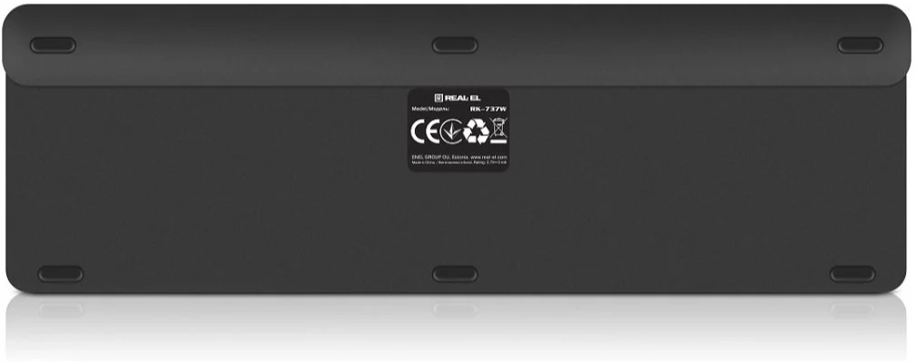 Фото: Клавіатура Real-EL RK-737W Wireless Black/Grey (EL123100060) № 21 | KTC