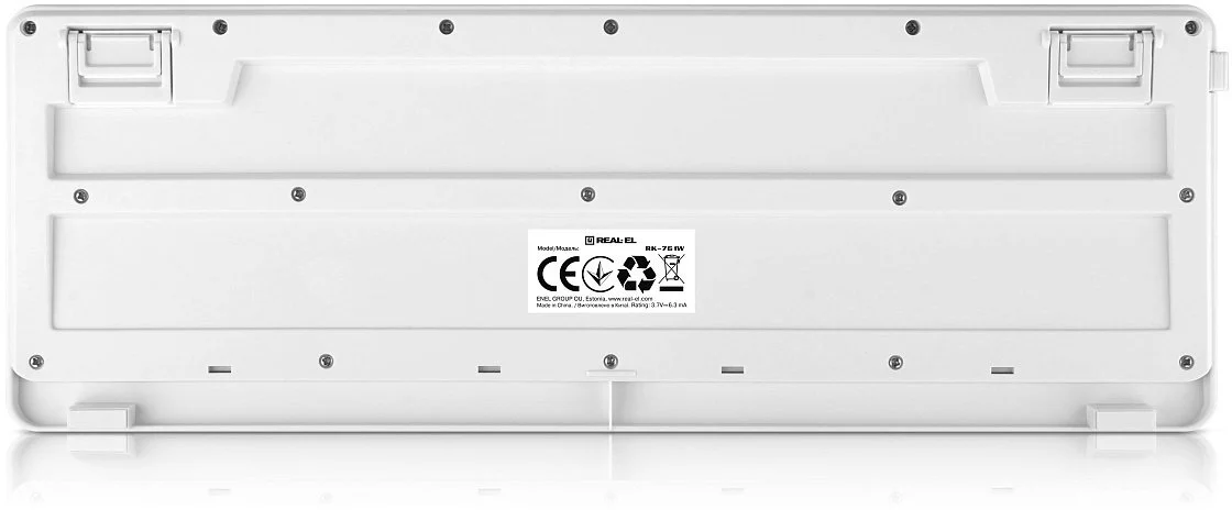 Фото: Клавіатура Real-EL RK-761W Wireless White (EL123100059) № 18 | KTC