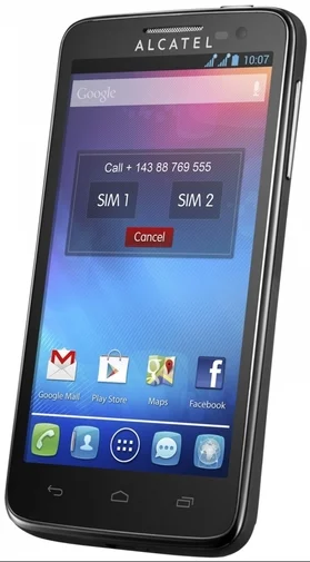 Фото: Смартфон Alcatel 5035D raven чорний № 5 | KTC