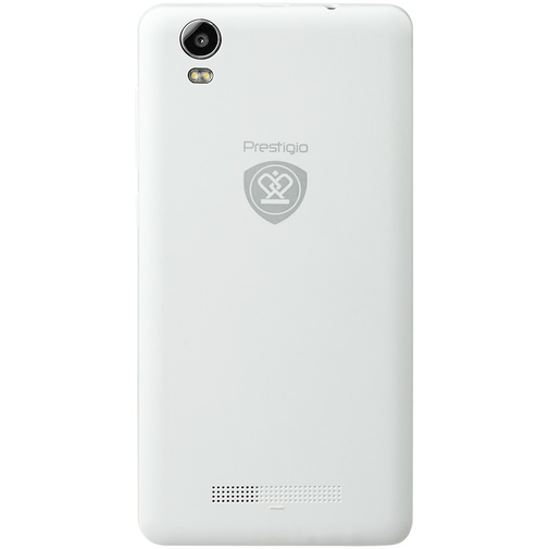 Смартфон Prestigio MultiPhone 3507 білий задня частина
