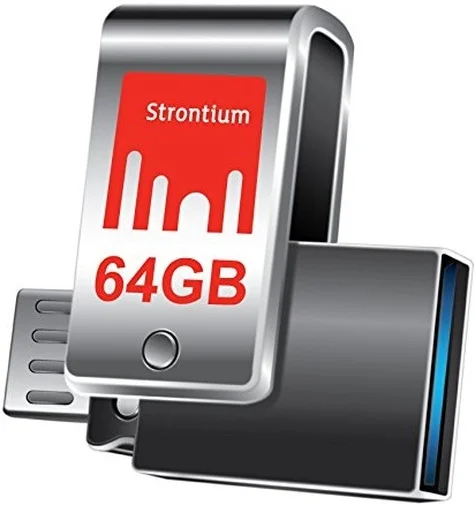 Фото: Флешка USB Strontium Nitro Plus 64 ГБ (SR64GSLOTG1Z) срібляста № 6 | KTC