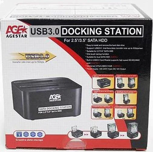 Фото: Док-станція Agestar 3UBT6-6G Black (3UBT6-6G (Black)) № 4 | KTC