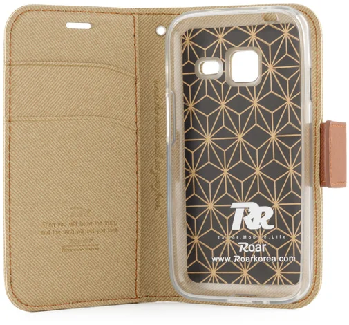 Фото: Чохол Roar для Samsung J105/J1 Mini - Simply Life Diary Khaki № 8 | KTC