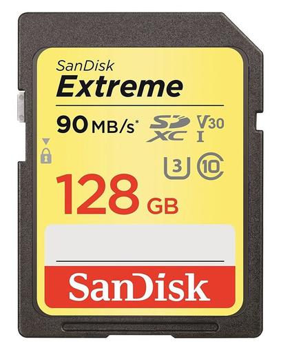 Карта пам'яті SanDisk Extreme SDXC 128 ГБ (SDSDXVF-128G-GNCIN)