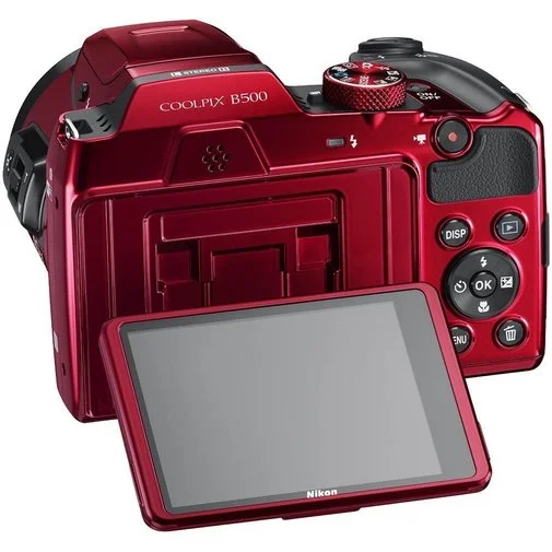 Фото: Цифрова фотокамера Nikon Coolpix B500 Red (VNA953E1) № 14 | KTC