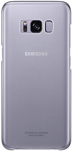 Чохол Samsung для Galaxy S8 - Clear Cover фіолетовий