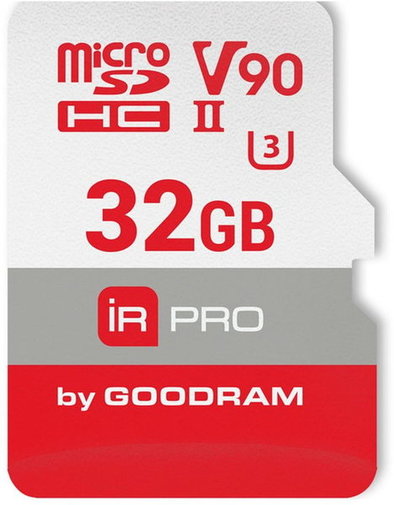 Карта пам'яті GOODRAM Micro SDHC RDM Pro UHS-II U3 V90 32GB IRP-M9BA-0320R11