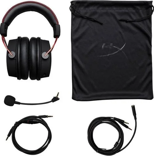 Фото: Гарнітура HyperX Cloud Alpha Black/Red (HX-HSCA-RD/EE) № 6 | KTC