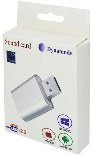 Фото: Зовнішня звукова карта Dynamode USB-SOUND7-ALU silver № 4 | KTC