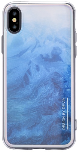 Чохол Devia for iPhone X - Landscape Case Blue